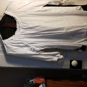 White Eyelet Blouse